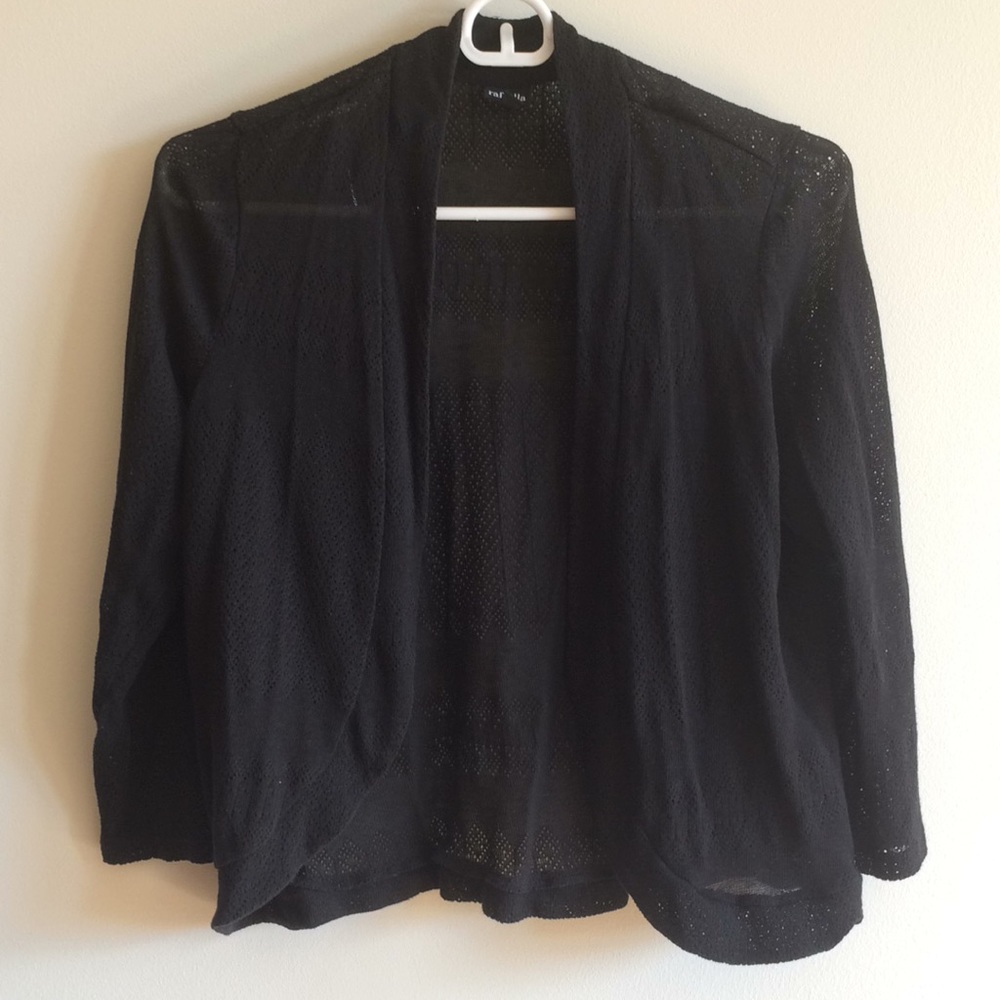 Black cardigan
